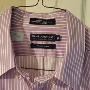 Men's Purple Striped Shirt